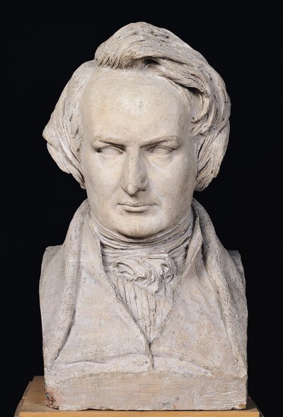 Büste von Victor Hugo im Alter von 35 Jahren von Pierre Jean David d