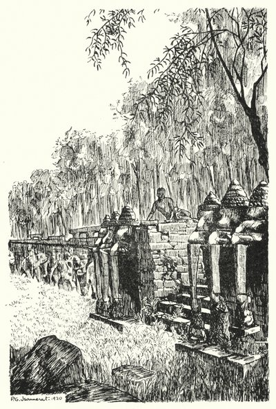 Seitenperron der Elefantenterrasse von Pierre Jeannerat de Beerski