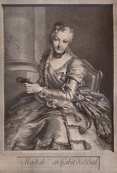 Madame de Pompadour, Mätresse von König Ludwig XV. von Frankreich, 18. Jahrhundert 1894 von Pierre Louis de Surugue