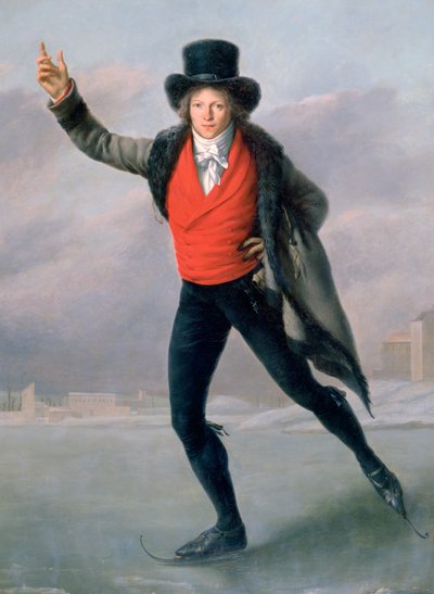 Der Schlittschuhläufer (1798) von Pierre Maximilien Delafontaine