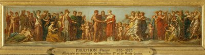 Hochzeit von Hebe und Herkules, Allegorie auf die Hochzeit von Napoleon I und Marie Louise von Pierre Paul (attr. to) Prud