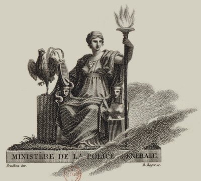 Ministerium der allgemeinen Polizei - Emblem von Pierre Paul Prud
