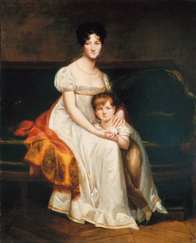 Porträt einer Dame, angeblich Louise Catherine Eleonore de la Plaigne, 1814 von Pierre Paul Prudhon