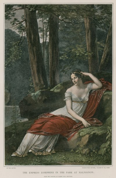 Die Kaiserin Josephine im Park von Malmaison von Pierre Paul Prudhon