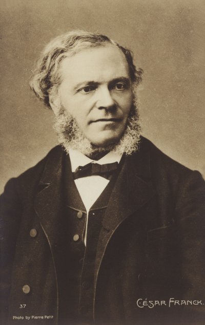 Cesar Franck, belgischer Komponist, Pianist, Organist und Musiklehrer, der während seines Erwachsenenlebens in Paris arbeitete (1822-1890) von Pierre Petit