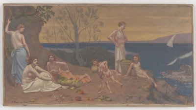 Liebliches Land von Pierre Puvis de Chavannes