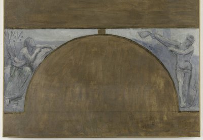 Jahreszeiten, Skizze für das Hôtel de Ville de Paris, zwischen 1889 und 1892 von Pierre Puvis de Chavannes