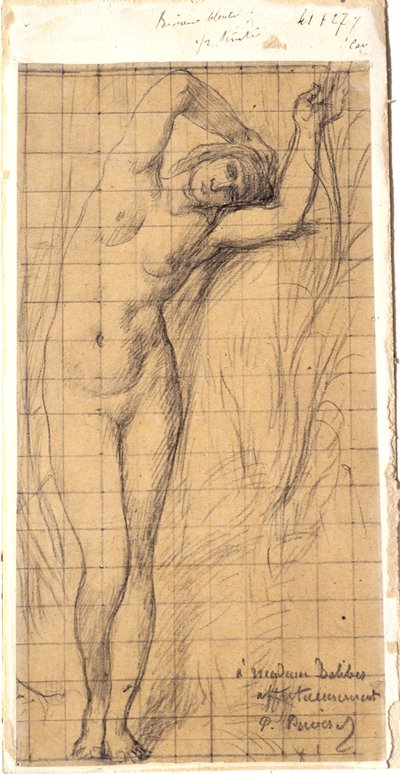 Studie für die Figur von "La Saône" von Pierre Puvis de Chavannes