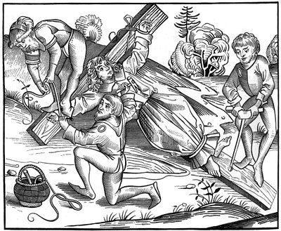 Das Kind Richard von Pontoise, von Juden gekreuzigt von Pierre Wolgmuth