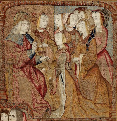Triumphe der Mutter Gottes oder Panos de Oro, ca. 1500-02 von Pieter (attr. to) Coecke van Aelst