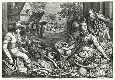 Die Gemüse- und Geflügelverkäufer von Pieter 150708 75 after Aertsen