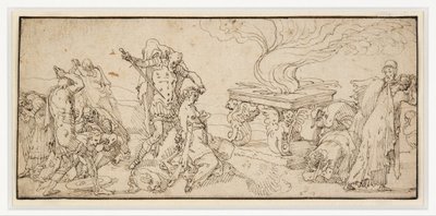 Das Opfer der Iphigenie von Pieter Aertsen