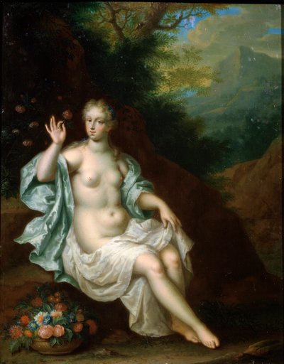 Flora, niederländisches Gemälde des 17. Jahrhunderts von Pieter Borm