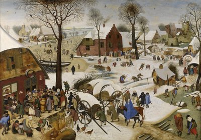 Volkszählung in Bethlehem von Pieter Brueghel the Younger