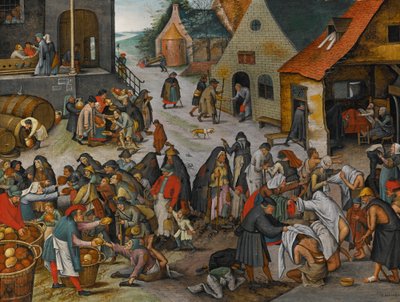 Die sieben Werke der Barmherzigkeit von Pieter Brueghel the Younger