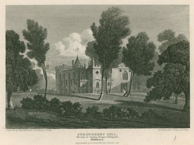 Strawberry Hill, Twickenham, London; Der Sitz der Gräfin Dowager Waldegrave von Pieter Jansz. Quast