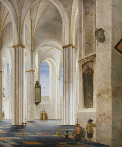 Das Innere der Buurkerk in Utrecht von Pieter Jansz Saenredam