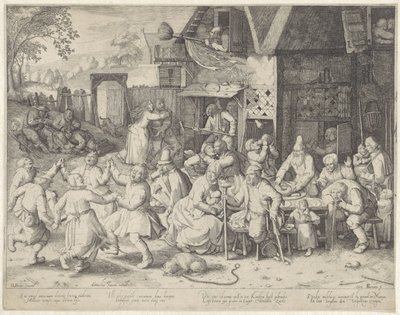 Zechernde Bettler von Pieter Serwouters