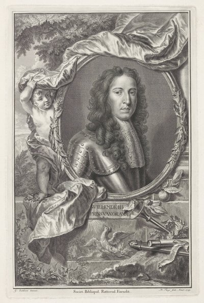 Porträt von Wilhelm III., Prinz von Oranien von Pieter Tanjé