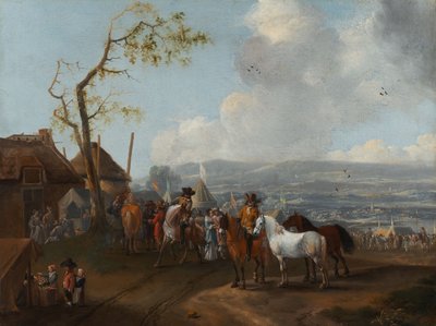Lagerszene von Pieter Wouwermans or Wouwerman