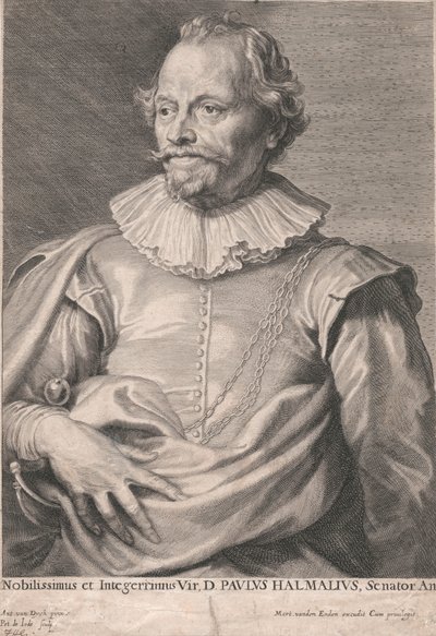 Nobilissimus et Integermus Vir, D. Paulus Halmalius, Senator Ant. von Pieter de Jode