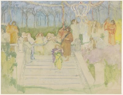 Tableau vivant anlässlich der Hochzeit von Königin Wilhelmina im Jahr 1901 von Pieter de Josselin