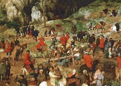 Jesus trägt das Kreuz von Pieter the Elder Bruegel