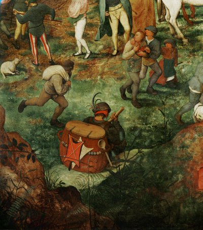 Jesus trägt das Kreuz von Pieter the Elder Bruegel