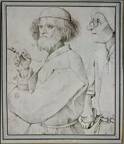 Maler und Mäzen von Pieter the Elder Bruegel