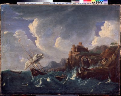 Stürmische See von Pieter the Younger Mulier