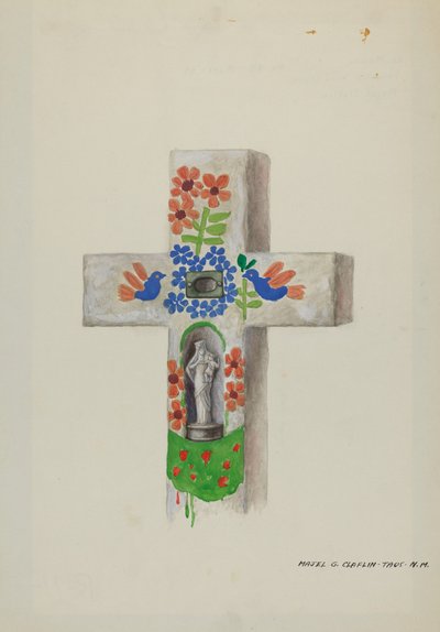 Zementkopfstein, um 1937 von Pieter van Hanselaere