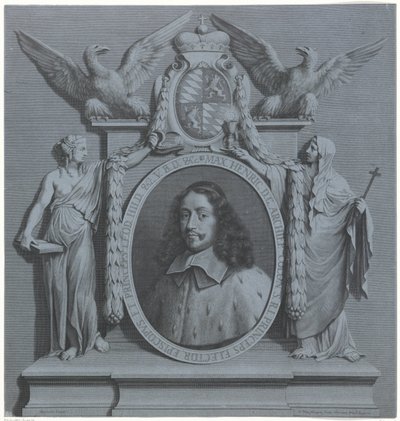 Porträt von Maximilian Heinrich von Bayern, Erzbischof von Köln von Pieter van Schuppen