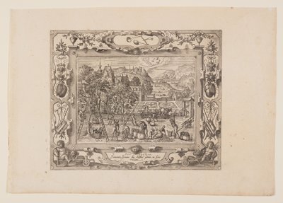 Oktober, aus Die zwölf Monate von Pieter van der Borcht
