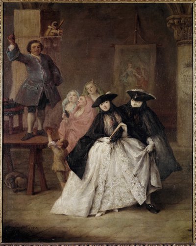 Der Scharlatan (Il ciarlatano) von Pietro Longhi