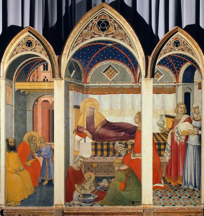 Geburt der Jungfrau Maria von Pietro Lorenzetti
