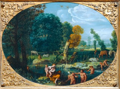 Latone verwandelt die Bauern von Lykien in Frösche von Pietro Paolo Bonzi