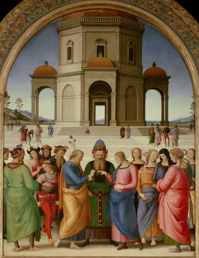 Die Vermählung der Jungfrau von Pietro Perugino