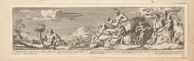 Allegorie auf die Route zwischen Rom und Florenz von Pietro Sante Bartoli