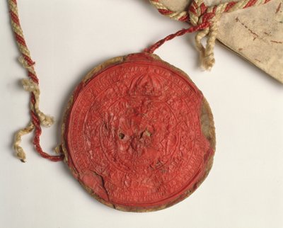 Siegel von König Wladyslaw IV. (1595-1648) von Polen, ca. 1633 von Polish School