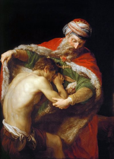 Das Gleichnis vom verlorenen Sohn von Pompeo Girolamo Batoni