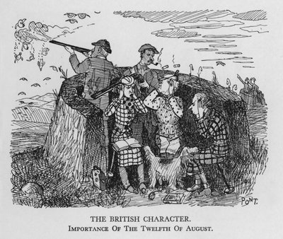 Der britische Charakter; Bedeutung des 12. August von Pont
