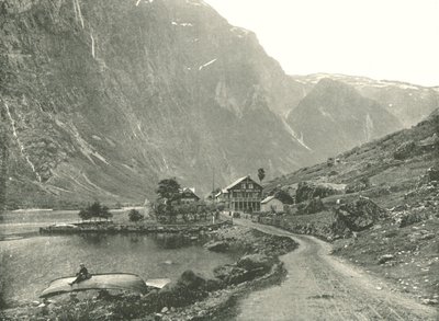 Telefonstation und Hotels, Gudvangen, Norwegen, 1895 von Poulton and Co