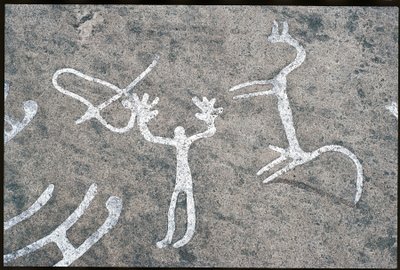 Schweden, Västra Götaland, Litsleby, Felsritzungen in Tanum oder Tanumshede von Prehistoric Prehistoric
