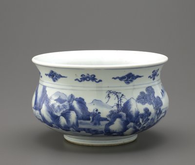 Weihrauchbrenner, Jingdezhen, Provinz Jiangxi von Qing Dynasty Chinese School