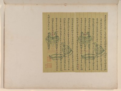 Landschaften nach alten Meistern, datiert 1674 und 1677 (Album von zwölf Blättern) von Qing Dynasty Chinese School