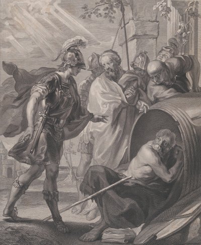Das Treffen von Diogenes von Sinope und Alexander dem Großen von Quirin Mark