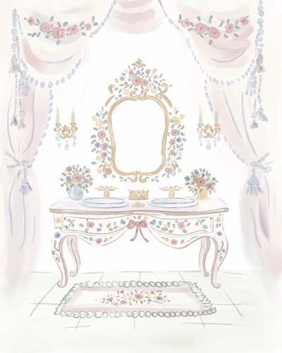 Elegante Blumenkommode von Radhika Modi