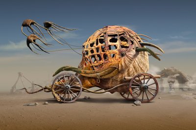 Surrealer Wüstenwagen von Radoslav Penchev