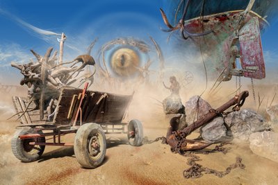 Surrealer Wüstentraum von Radoslav Penchev