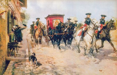 Promenade des Großherzogs Pietro Leopoldo von Raffaello Sorbi